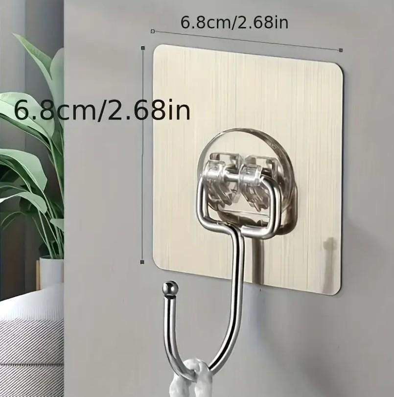 Heavy Duty Wall Hooks - Gold Edition (Pack of 10, 20, 30)