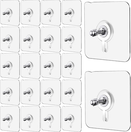 Premium Self Adhesive Screw Hooks (Buy 10 Get 10 Free)