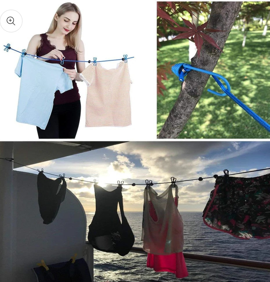 Strong Cloth Drying Rope with  Hooks(BUY 1 GET 1 FREE)